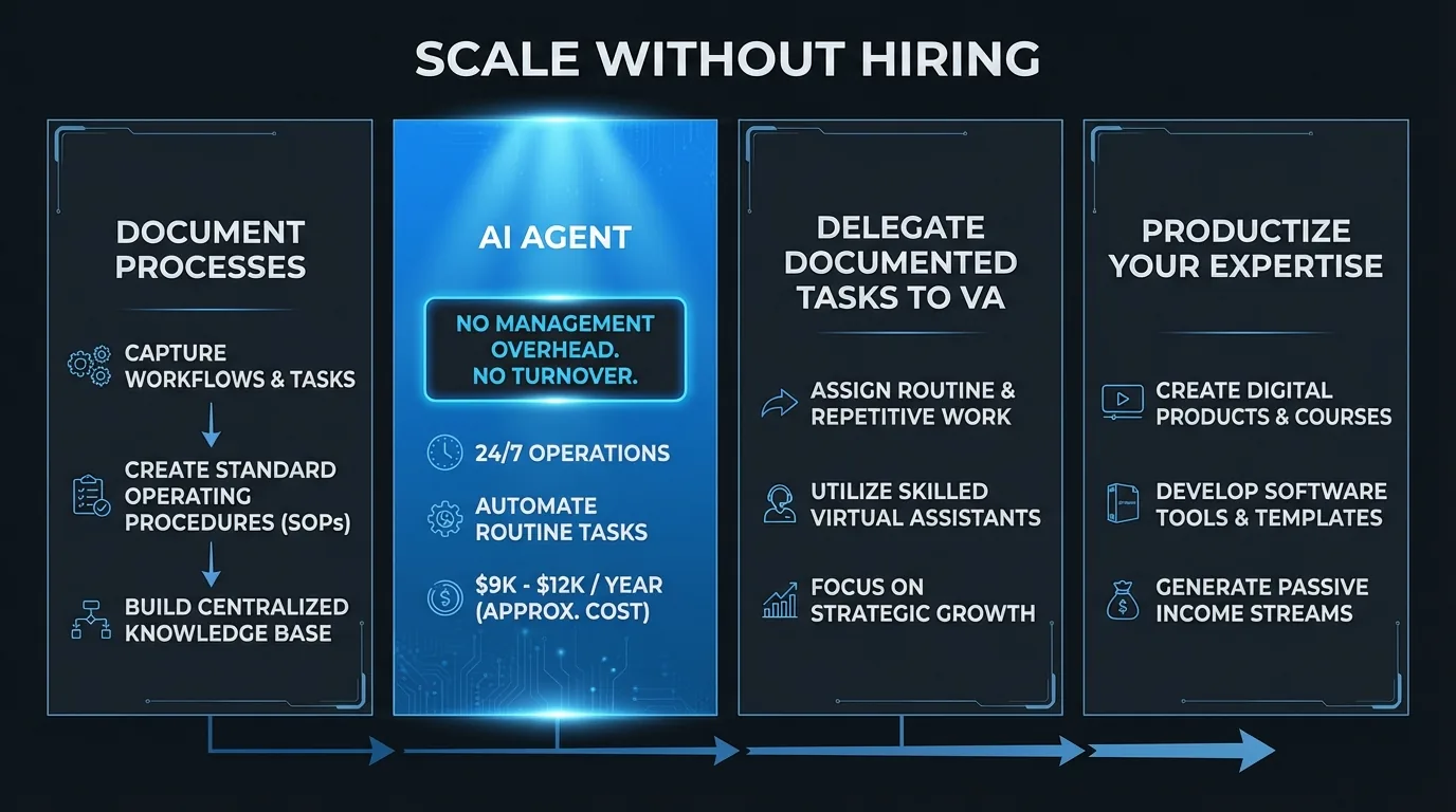 Four paths to scaling a small business without adding headcount